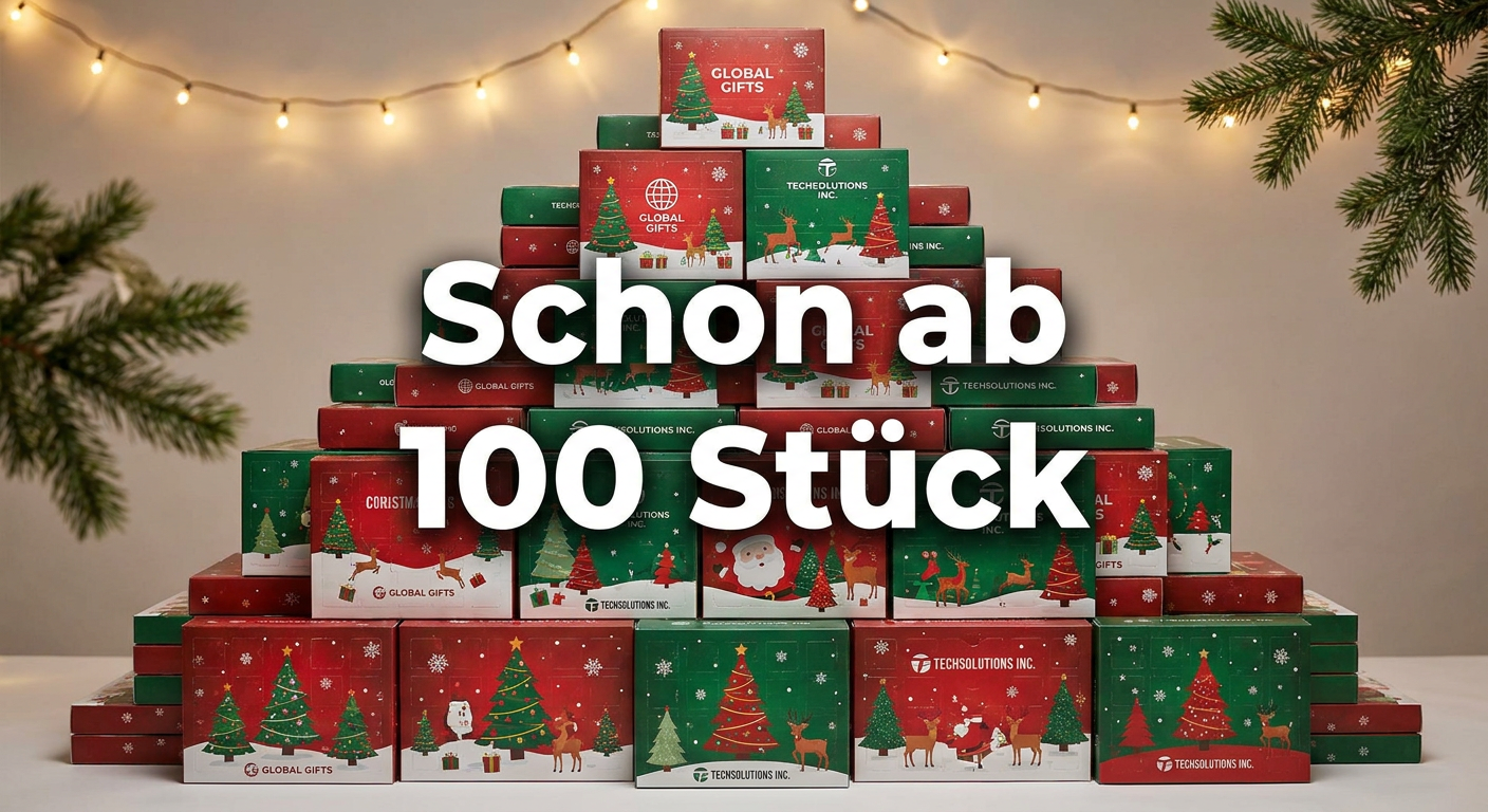 Adventskalender mit Logo ab 100 Stück
